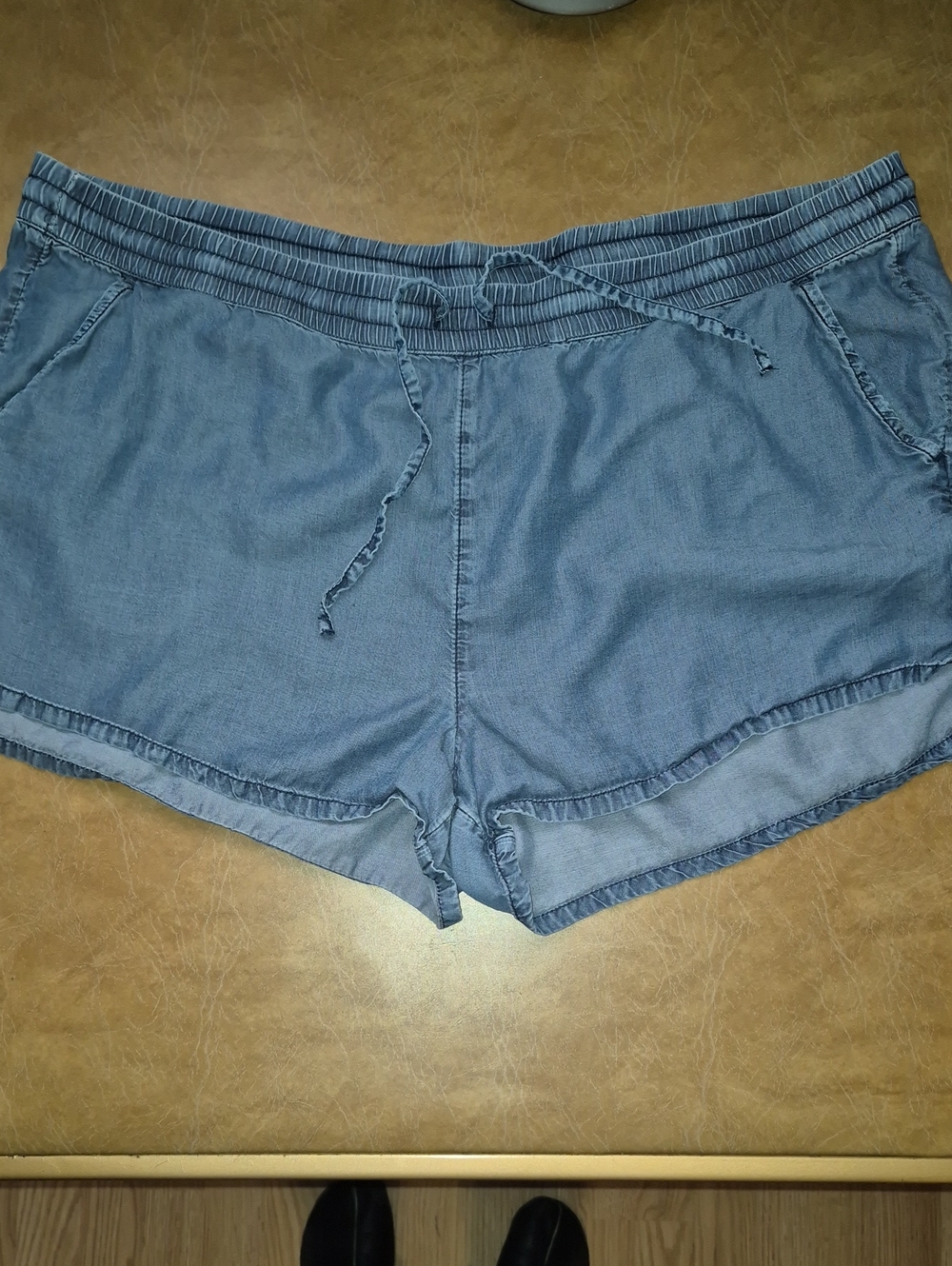 AERIE Casual Women's Blue Drawstring Lounge Shorts SIZE XL..2.5" INSEAM